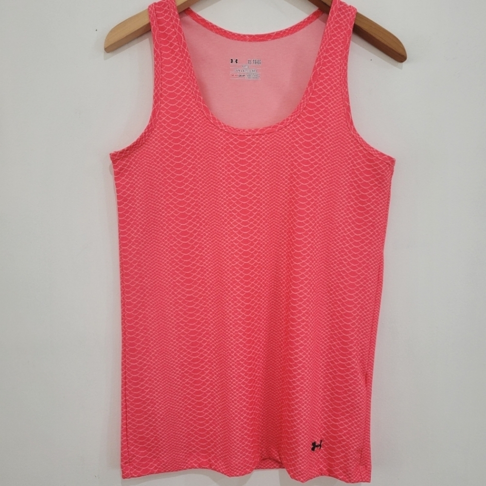 Under armour workout tank hot pink size XL